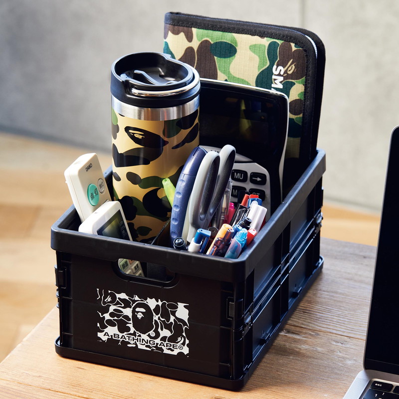 A BATHING APE®收納摺疊箱用法1